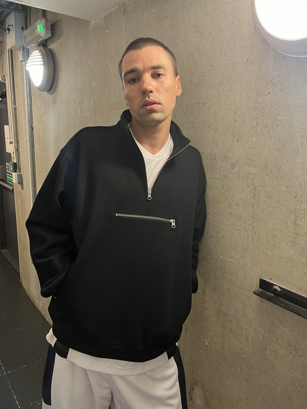 SECURE QUARTER ZIP SWEATSHIRT