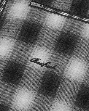 FLY ZIP PLAID SHIRT