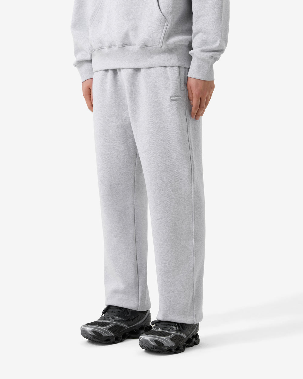 Gray sweatpants on a white background