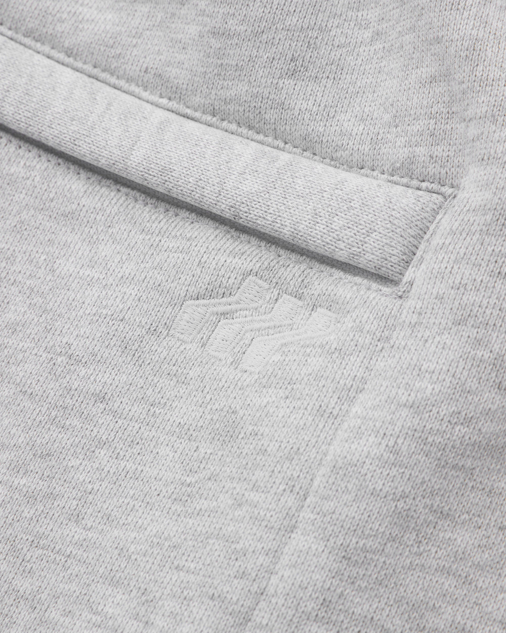 Gray shorts on a white background