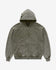 Green hoodie on a light gray background
