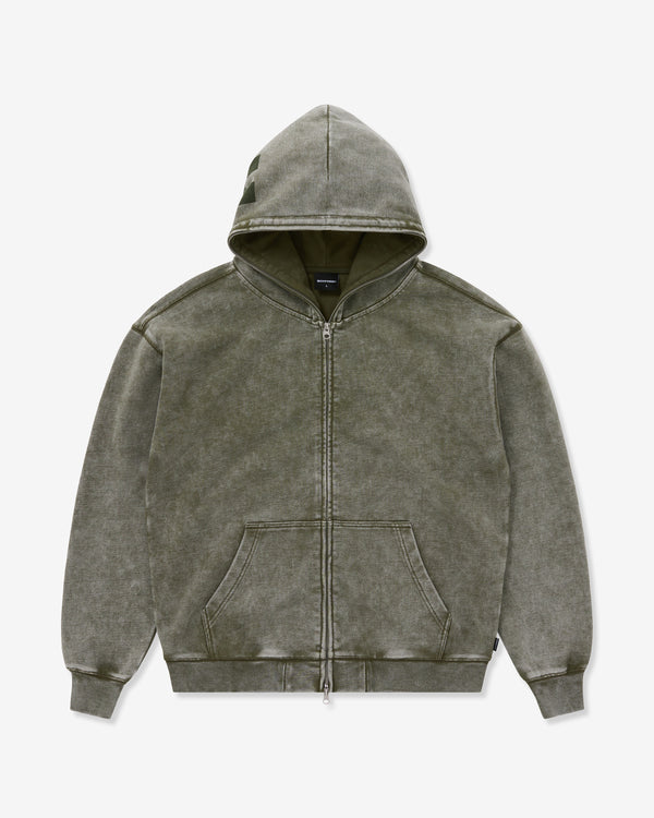 Green hoodie on a light gray background