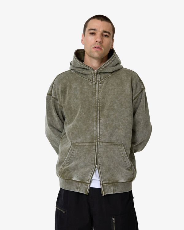 SHADOW FULL ZIPPED HOODIE