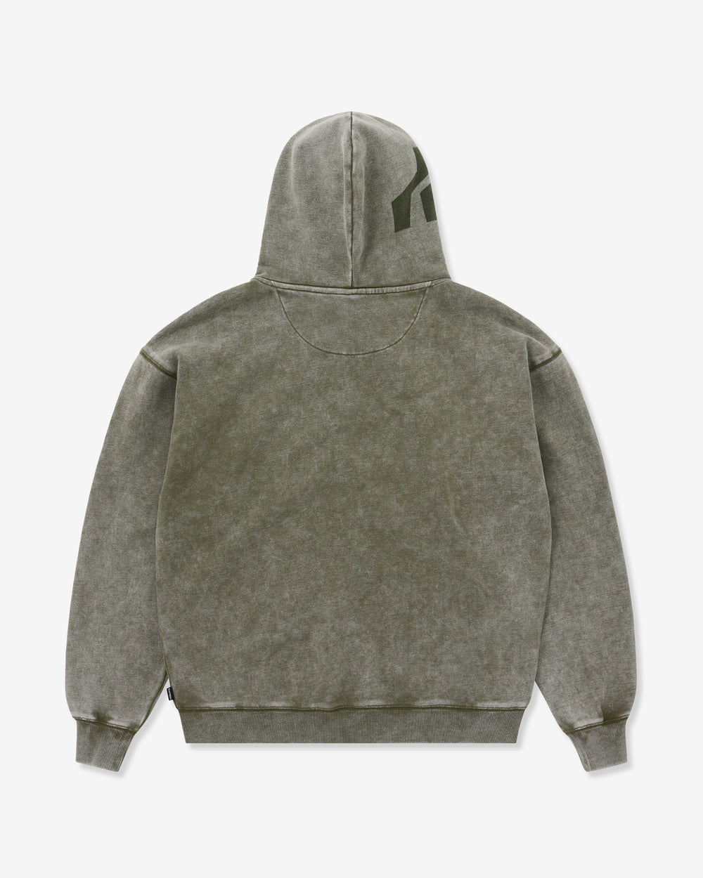 Green hoodie on a light gray background
