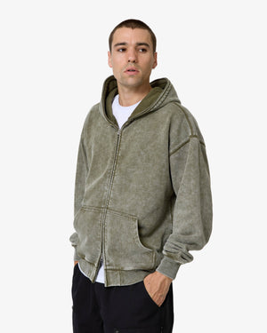 SHADOW FULL ZIPPED HOODIE