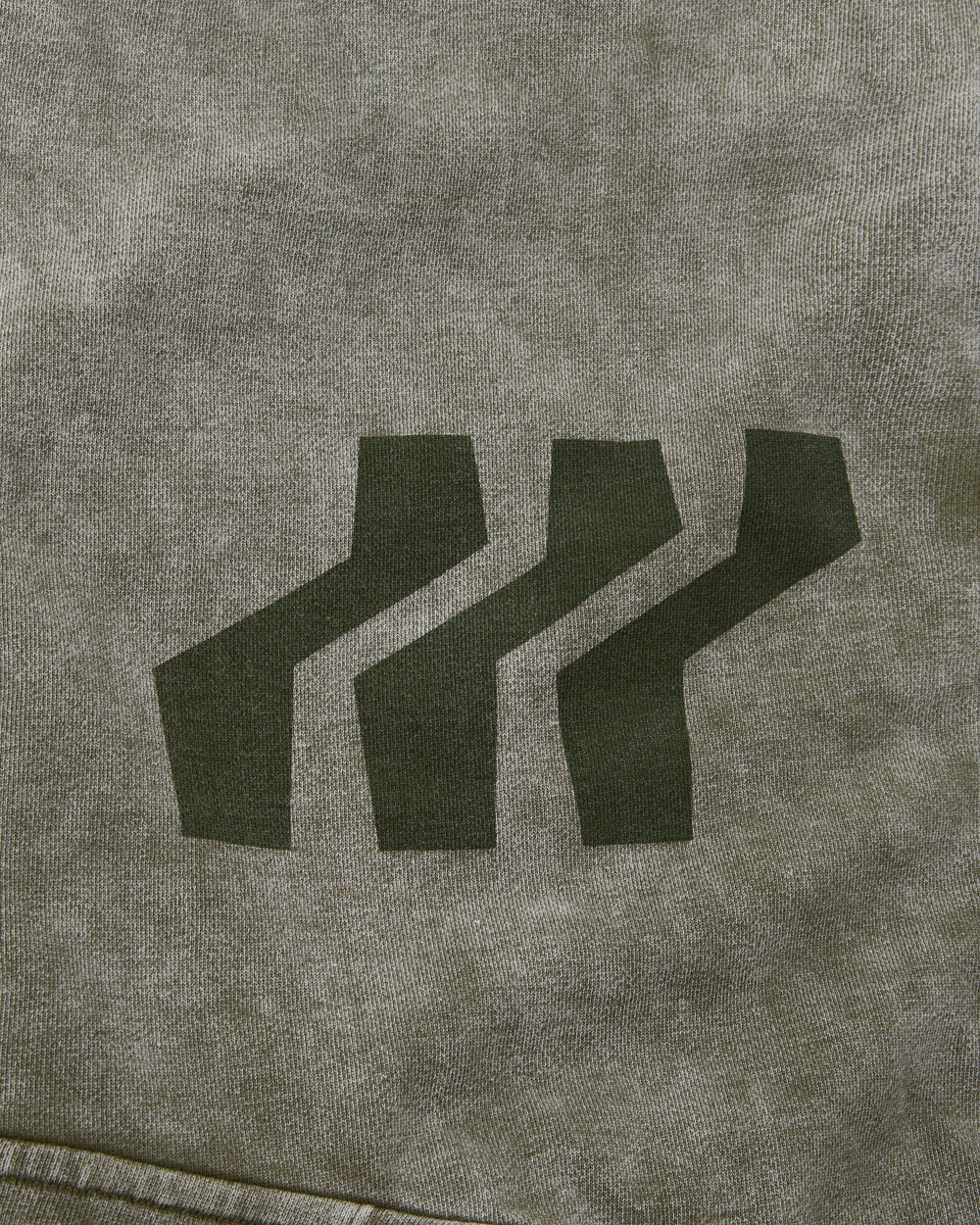 Green hoodie on a light gray background