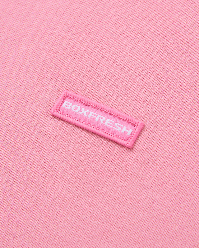 Pink fabric with a 'Boxfresh' label