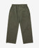 Green cargo pants on a white background