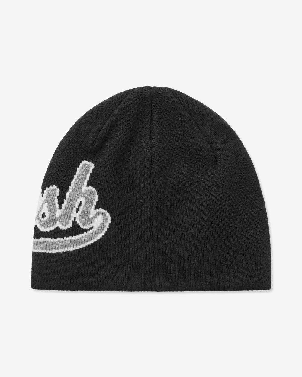 Black beanie with 'Boxfre' text on a white background