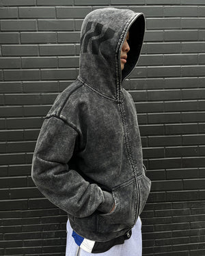 SHADOW FULL ZIPPED HOODIE