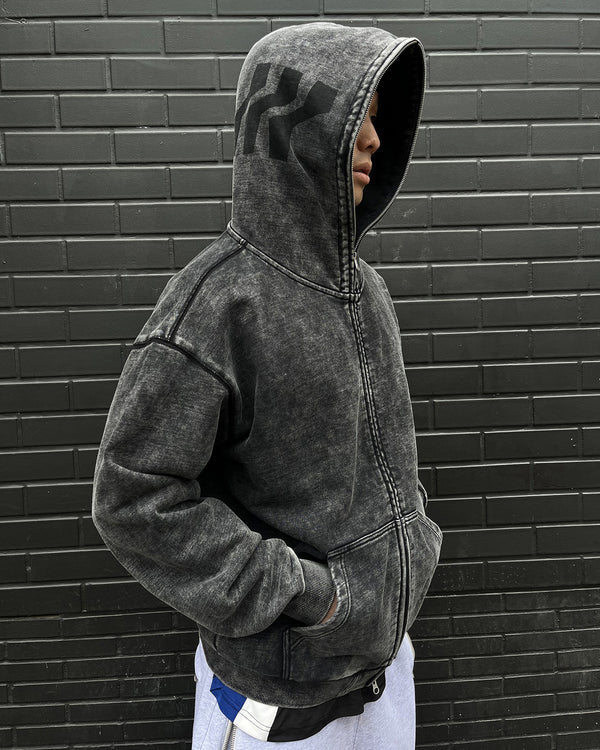 SHADOW FULL ZIPPED HOODIE