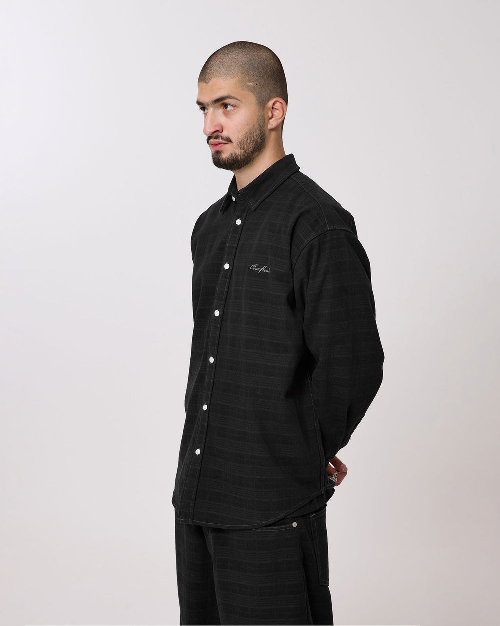 SHOWTIME DENIM PLAID SHIRT