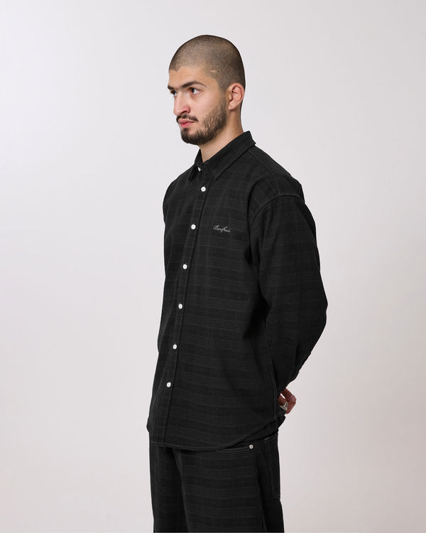 SHOWTIME DENIM PLAID SHIRT