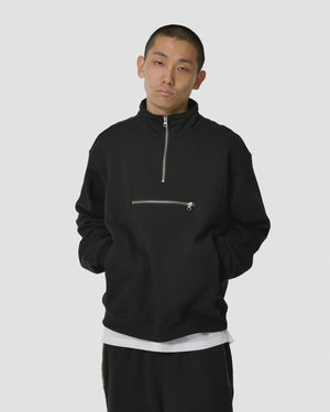 SECURE QUARTER ZIP SWEATSHIRT