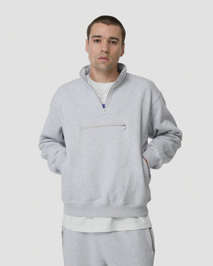 SECURE QUARTER ZIP SWEATSHIRT