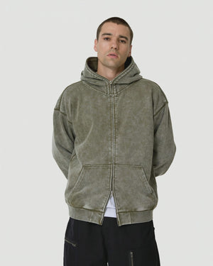 SHADOW FULL ZIPPED HOODIE